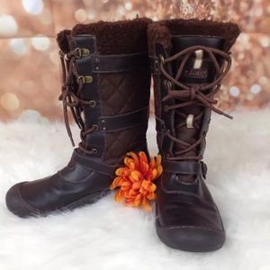 Jeep Mountaineer Vegan Faux Fur Laced Sport Boots